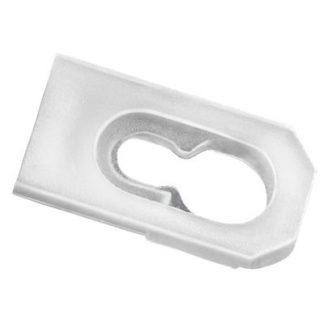 MOULDING CLIP FOR LANDAU TOP - WHITE NYLON