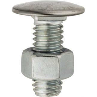 BUMPER BOLT 3/8-16 X 1 STAINLESS PAN HD W/HEX NUT