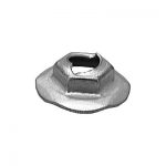 THREAD CUTTING NUT 5/16 STUD SIZE - ZINC