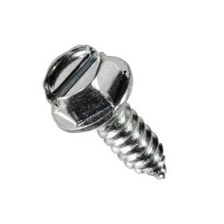 #14 X 3/4 SLTD HEX WASHER HD LICENSE PLATE SCREW