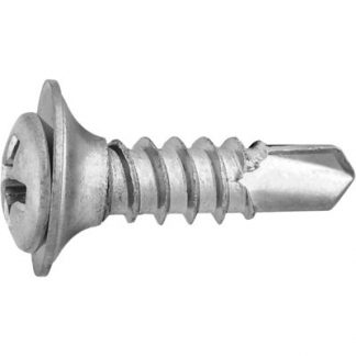 #8-18 X 5/8 PHIL OVAL FLUSH WASH SEMS TEK - CHROME