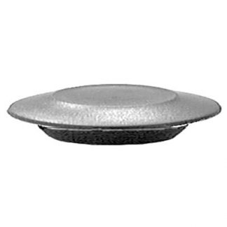 FLUSH SHEET METAL PLUG PLASTIC 1 HOLE BLACK