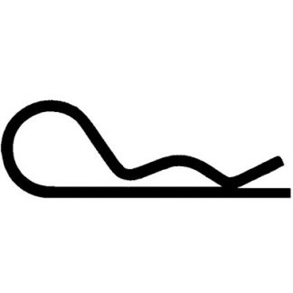 HAIR PIN COTTER 1/16 - .062 WIRE - ZINC