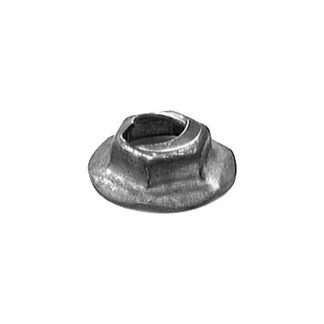 THREAD CUTTING NUT 6.3MM STUD SIZE - ZINC