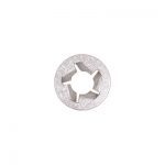 PUSHNUT BOLT RETAINER M6-1.0 12.7MM OD -ZINC