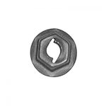 THREAD CUTTING NUT 5MM STUD SIZE -PHOS.