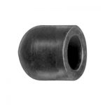 RUBBER VACUUM CAP BLACK FOR 1/2 DIA.