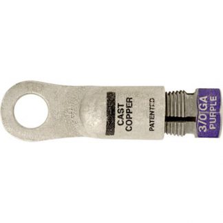 DISCONTINUED - COMPRESSION COPPER LUG 1/2 HOLE SIZE PURPLE