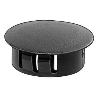 BLACK NYLON LOCKING HOLE PLUB 13/16 HOLE DIA.