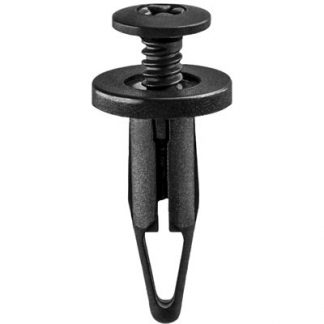 GM PUSH-TYPE RETAINER-BLACK NYLON