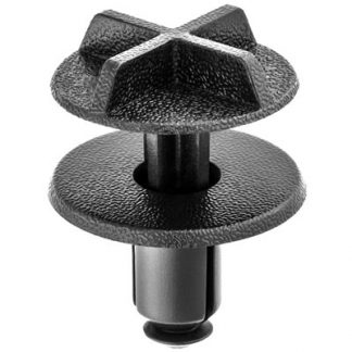 GM PUSH-TYPE RETAINER BLACK NYLON