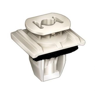 HONDA MOULDING CLIP WITH SEALER- WHITE NYLON