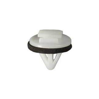 TOYOTA MOULDING CLIP WITH SEALER- WHITE NYLON