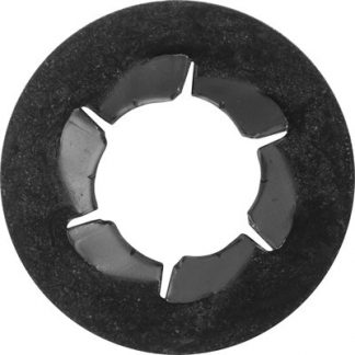 PUSHNUT BOLT RETAINER 3/8 BOLT 25/32 OD BLACK PHOS