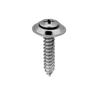 PHIL. OVAL HD T.S. COUNTERSUNK WSHR #10 X 1 - CHROME