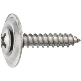 PHIL. OVAL HD T.S. COUNTERSUNK WSHR #10 X 1-1/4 - CHROME