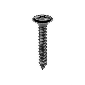 PHIL. OVAL HD T.S. FLUSH WASHER 8 X 1 - BLACK