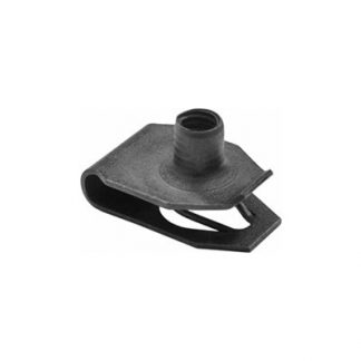 EXTRUDED U-NUT #8-32 SCREW SIZE RANGE 0.025-0.150 - BLACK