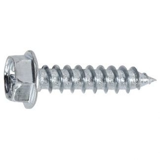 PHIL. HEX/SLOTTED WSHR HD T.S. #8 X 3/4 - ZINC