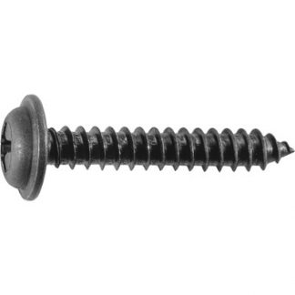 PHIL. FLAT TOP WSHR HD T.S. #8 X 1 - BLACK