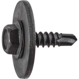 HEX SEMS WSHR T.S. W/ TEK POINT #8 X 5/8 - BLACK