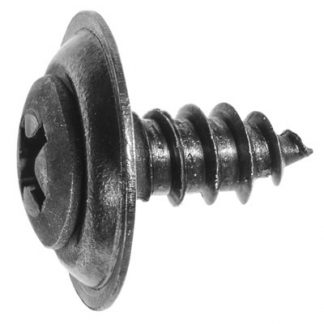 PHILLIPS OVAL HEAD T.S. COUNTERSUNK WASHER #10 X 1/2 - BLACK