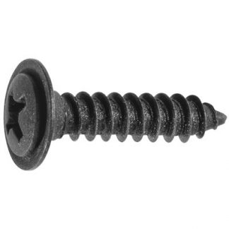 PHIL. OVAL HD SEMS FLUSH WSHR T.S. #8 X 3/4 - BLACK