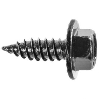 HEX SERRATED WASHER HEAD T.S. W/ PIERCE POINT #14 X 3/4 - BLACK