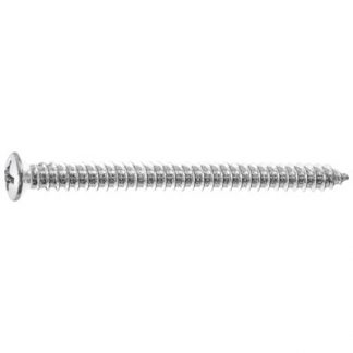 PHILLIPS OVAL HD T.S. #8 X 2 - CHROME