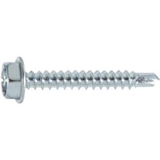 HEX WSHR HD T.S. W/ TEK POINT #6 X 1 - ZINC