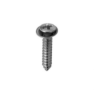 8 X 5/8 PHIL OVAL HD SEMS TAP SCRW FLUSH CHROME