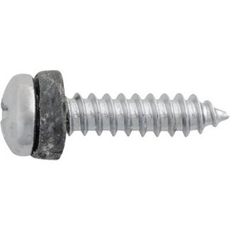 6 X 3/8 #4 HD PHILLIPS OVAL HEAD TAP SCREW CHROME