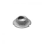 SELF-THREADING NUT 6MM STUD 11MM HEX ZINC