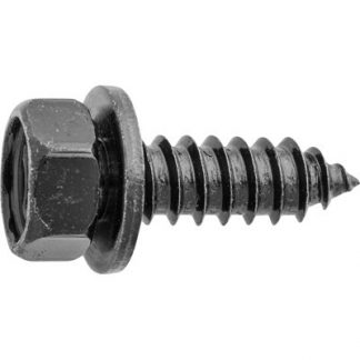 8 X 3/8 SLOTTED HEX WASHER HEAD TAP SCREW ZINC